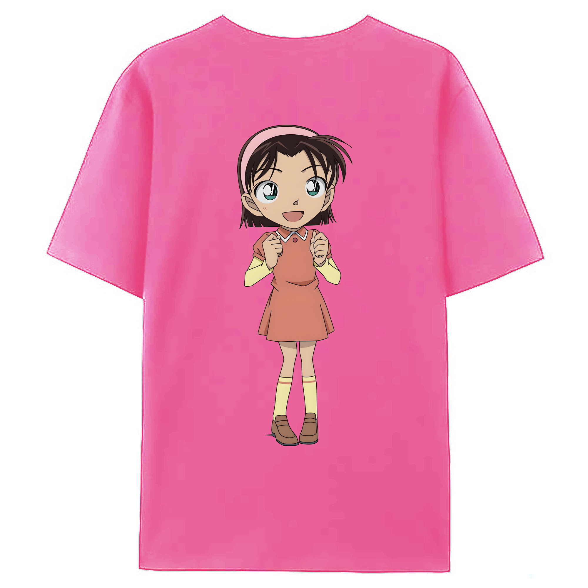 （画像用） 名探偵コナン 吉田 歩美 よしだ あゆみ Detective Conan my Yeager レディース半袖Tシャツ(バックプリント)